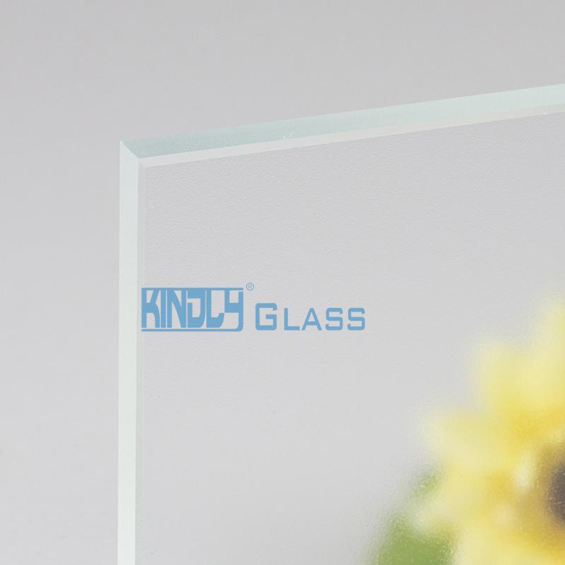 Bright Acid Etched Ultra Clear Glass Gloss 30 without Fingerprint 